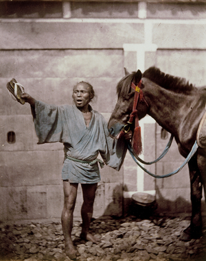 Betto with Horse, 1863-1866 (photo)