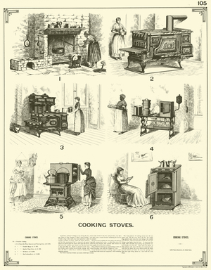 Cooking Stoves (engraving)