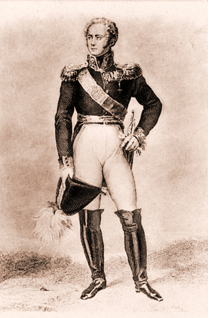 Alexander  I emperor of Russia, 18th century (engraving)