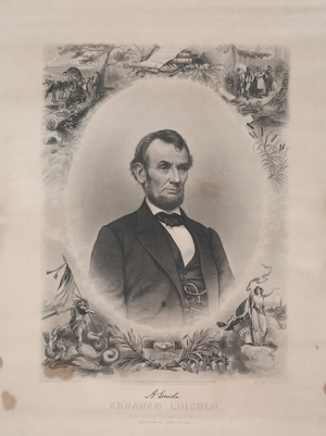Abraham Lincoln, 1865 (engraving)