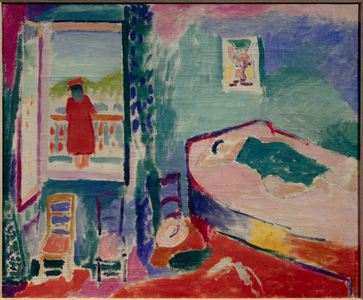 interieur a collioure - la sieste 1905 (Oil on canvas )