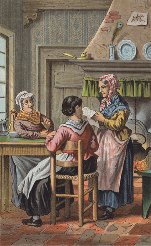 The Golden Treasure (colour litho)