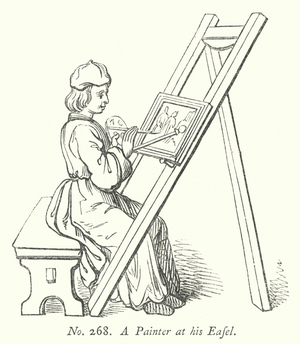 A Painter at his Easel (engraving)