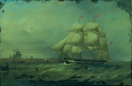 The Sailing Ship 'Emma', 1850 (oil on canvas)