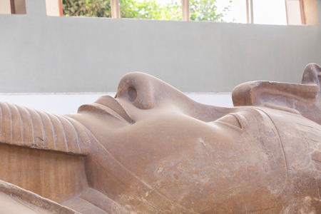 Detail of the colossal sculpture of Ramesses II, detail