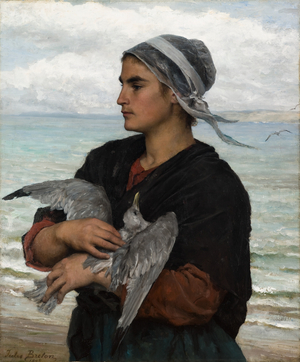 The Wounded Sea Gull, 1878 (oil on canvas)