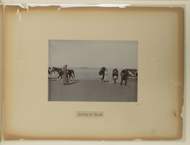 'Landing at Koweit', 28th November 1903 (silver gelatin print)