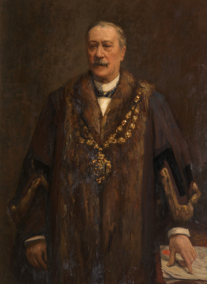 Portrait of James Yates, c.1880-82 (Oil on canvas)