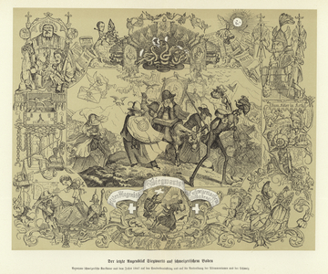 Cartoon on the Sonderbund War, 1847 (litho)