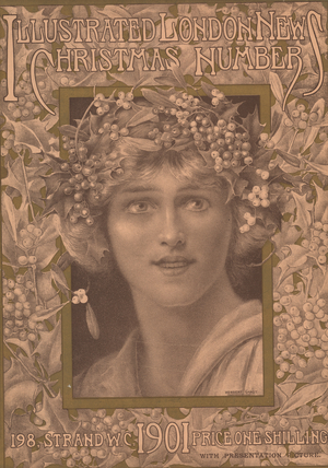 Illustrated London News, cover illustration, 1901 (engraving)