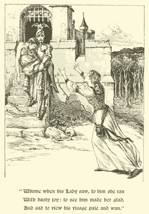The Red Cross Knight, The Wondrous Bugle (engraving)