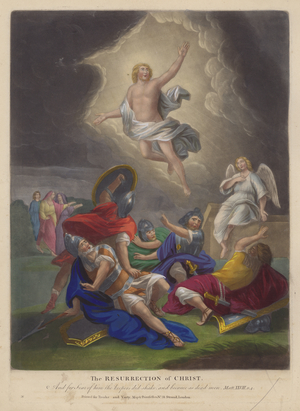 The Resurrection of Christ (colour litho)
