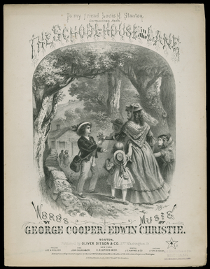 The School-House in the Lane, 1871 (print)