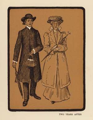 Some Clerical Types: Two Years After (colour litho)