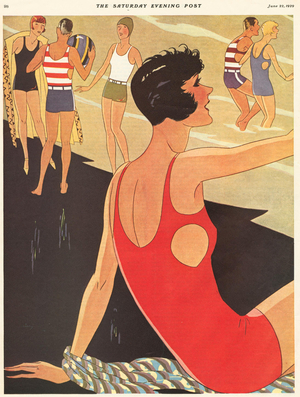 Swimwear Magazine, advert, USA, 1920s