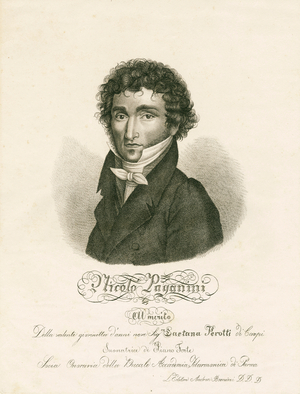 Niccolo Paganini - portrait