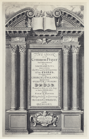 Common Prayer, HM's Printers 1662 (b/w photo)