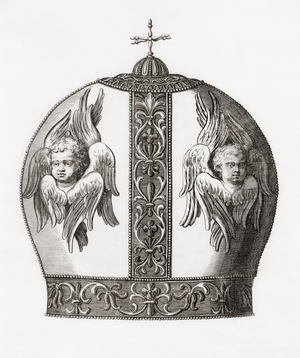 Greek patriarchial crown. (print)