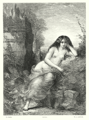 Lord Byron's Childe Harold, Canto IV, Stanza 118 (engraving)