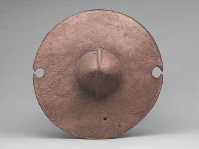 Daraga or shield, c.1885 (hippopotamus hide)