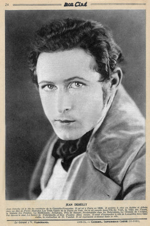 French magazine "Mon Cine" december 17, 1925: french actor Jean Dehelly (1896-1964)