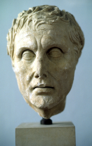 Menander, Athenian Dramatist, 342-291 BC, Roman copy of Greek original bronze,