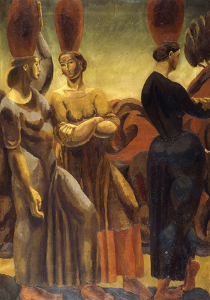 Study after 'The Lemon Gatherers', c.1920 (oil on canvas)