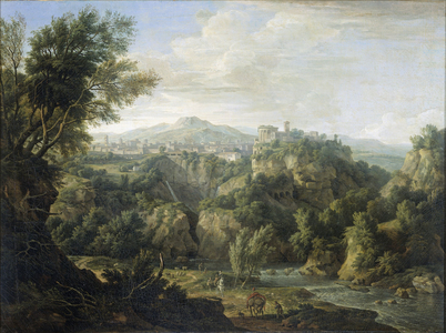 View of Tivoli, 1725 (oil on canvas)