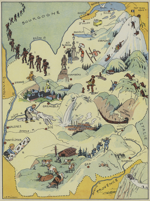 Savoie-Dauphine (colour litho)