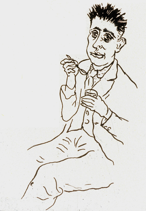 Self portrait (pen & ink on paper)