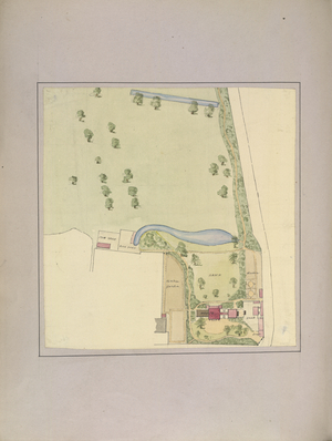 Pitzhanger Manor, from Plans, Elevations, and perspective views of Pitzhanger Manor House..., 1802 (pen & ink on paper)