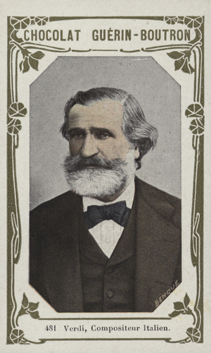 Verdi, Compositeur Italien (coloured photo)
