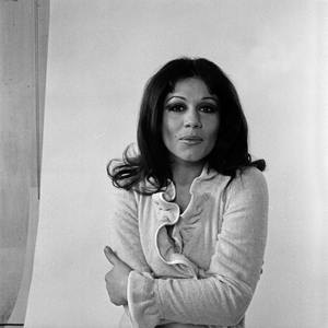 German actress Hannelore Elsner at a photo shooting, end 1960s