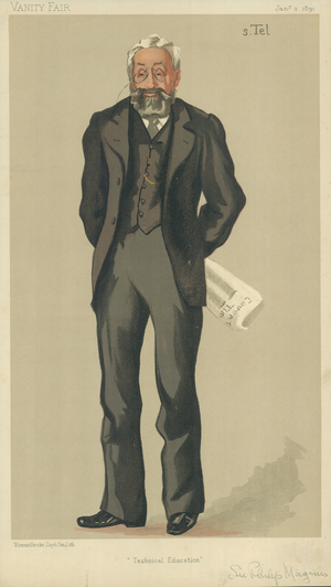 Sir Philip Magnus (colour litho)