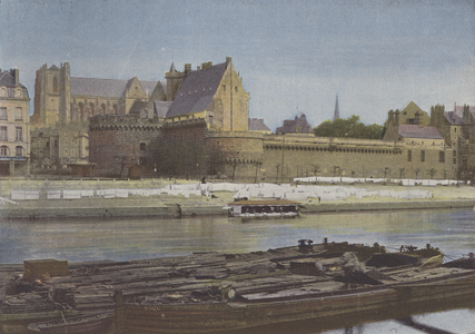 Nantes, Le Chateau (coloured photo)