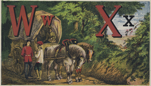 Waggon and None (colour litho)