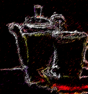 teatime,2020,(mixed media)
