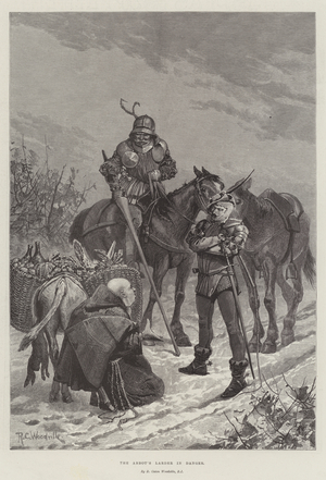 The Abbot's Larder in Danger (engraving)
