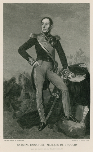 Marshal Emmanuel, Marquis de Grouchy (engraving)