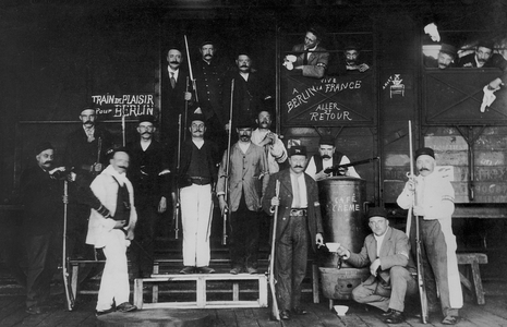 Mobilization august 1914 : French train for Berlin