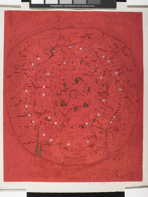 Chiizuroune, 1962 (colour woodblock print)