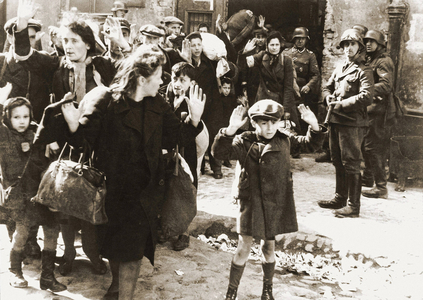 Warsaw Ghetto Uprising - Photo from Jürgen Stroop Report to Heinrich …, 1945 (photo)