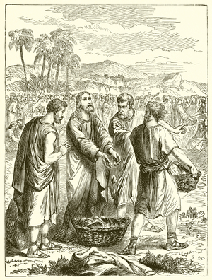 Feeding Five Thousand (engraving)