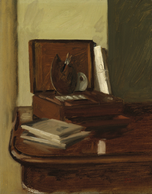 The Paint Box (oil on board)