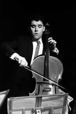 Xavier Gagnepain, 1985 (b/w picture)