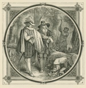 One stroke fells not an oak (engraving)