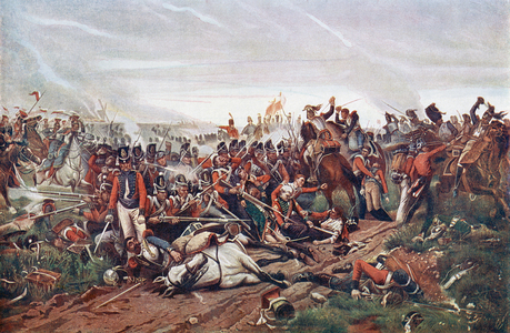 The Battle of Waterloo, Belgium, 18 June 1815.
