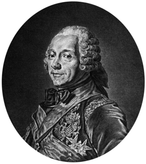 Charles Louis Auguste Fouquet de Belle-Isle (1684-1761) French officer and diplomat, engraving