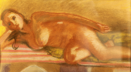 Nude, 1975 (pastel on paper)