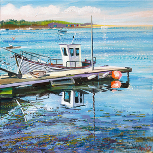 Bembridge Fishing Boat, 2019 (oil on canvas)